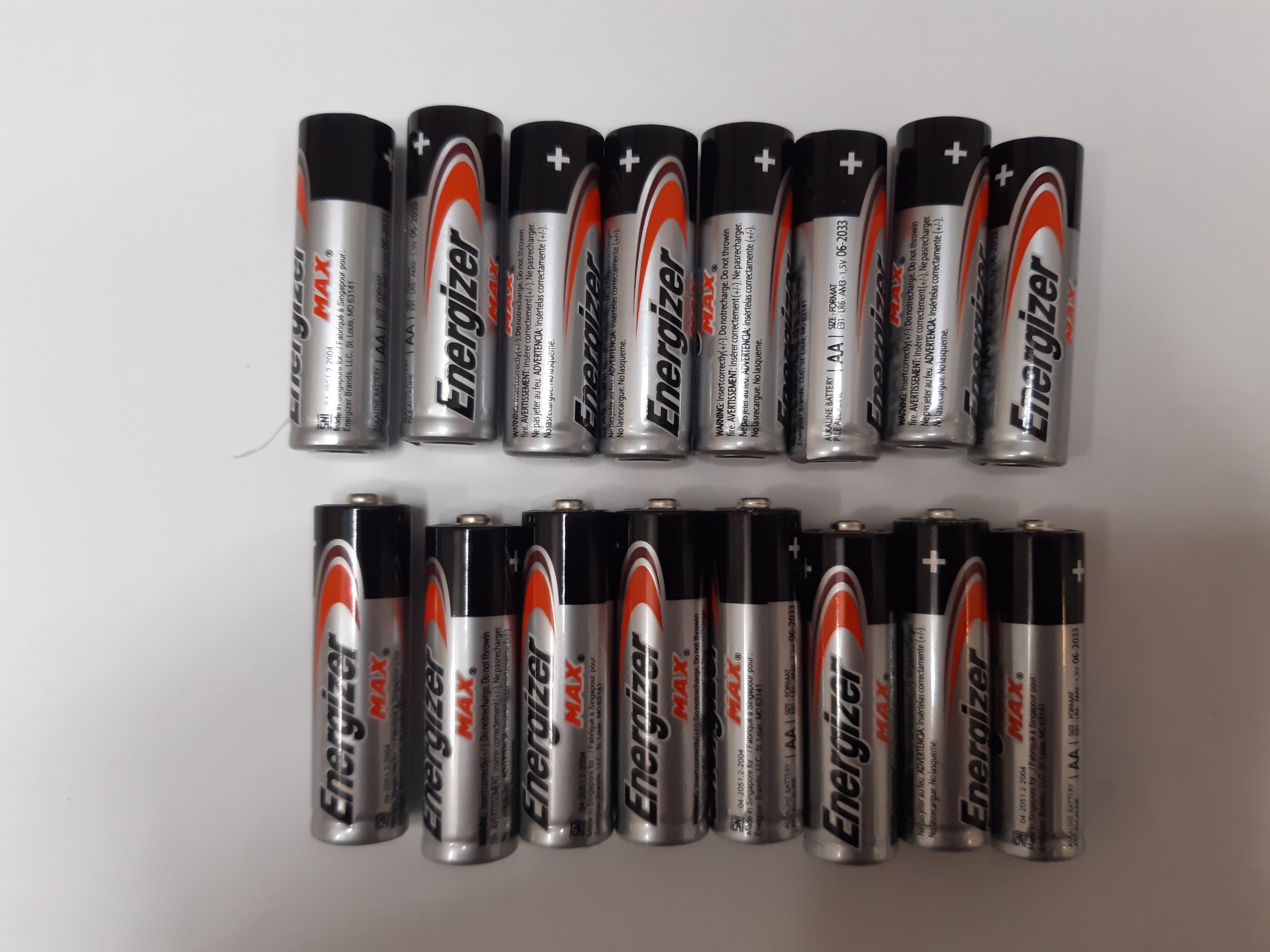 Батарейка LR6 AA ENERGIZER MAX ALKALAINE (до 2033 года) (упаковка 16 штук)