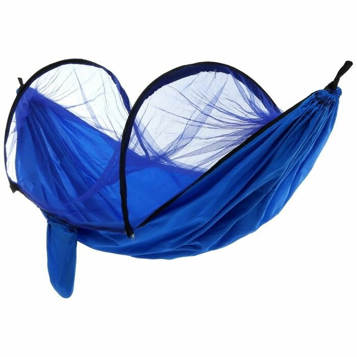 фото Синий гамак Maclay с москитной сеткой