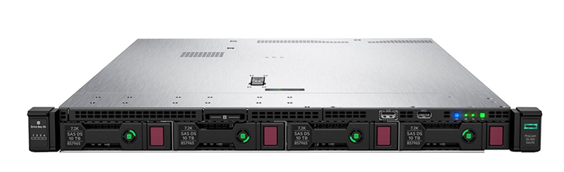 HPE Сервер HPE ProLiant DL360 Gen10 4LFF/no:CPUMemHDDDVDPSUHSFanNet/S100i(SATAonly/RAID 0/1/5/10)/iLOstd/EasyRK