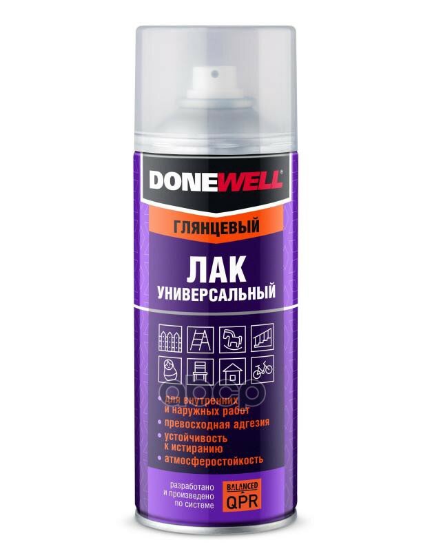 Лак Универсальный Акриловый Глянцевый 520 Мл Donewell Dw9002 DONEWELL арт. DW-9002