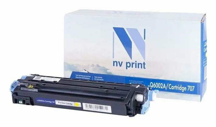 Картридж лазерный NV-Print Q6000A/707 желтый