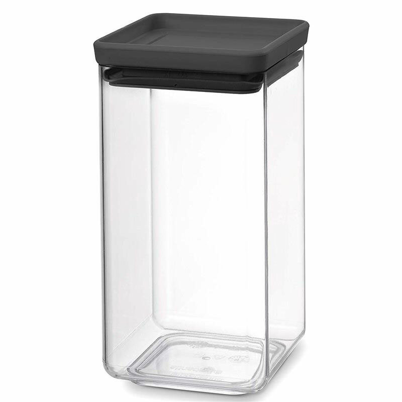 Brabantia Пластиковая емкость для продуктов Tasty+ 1.6 л (122385)