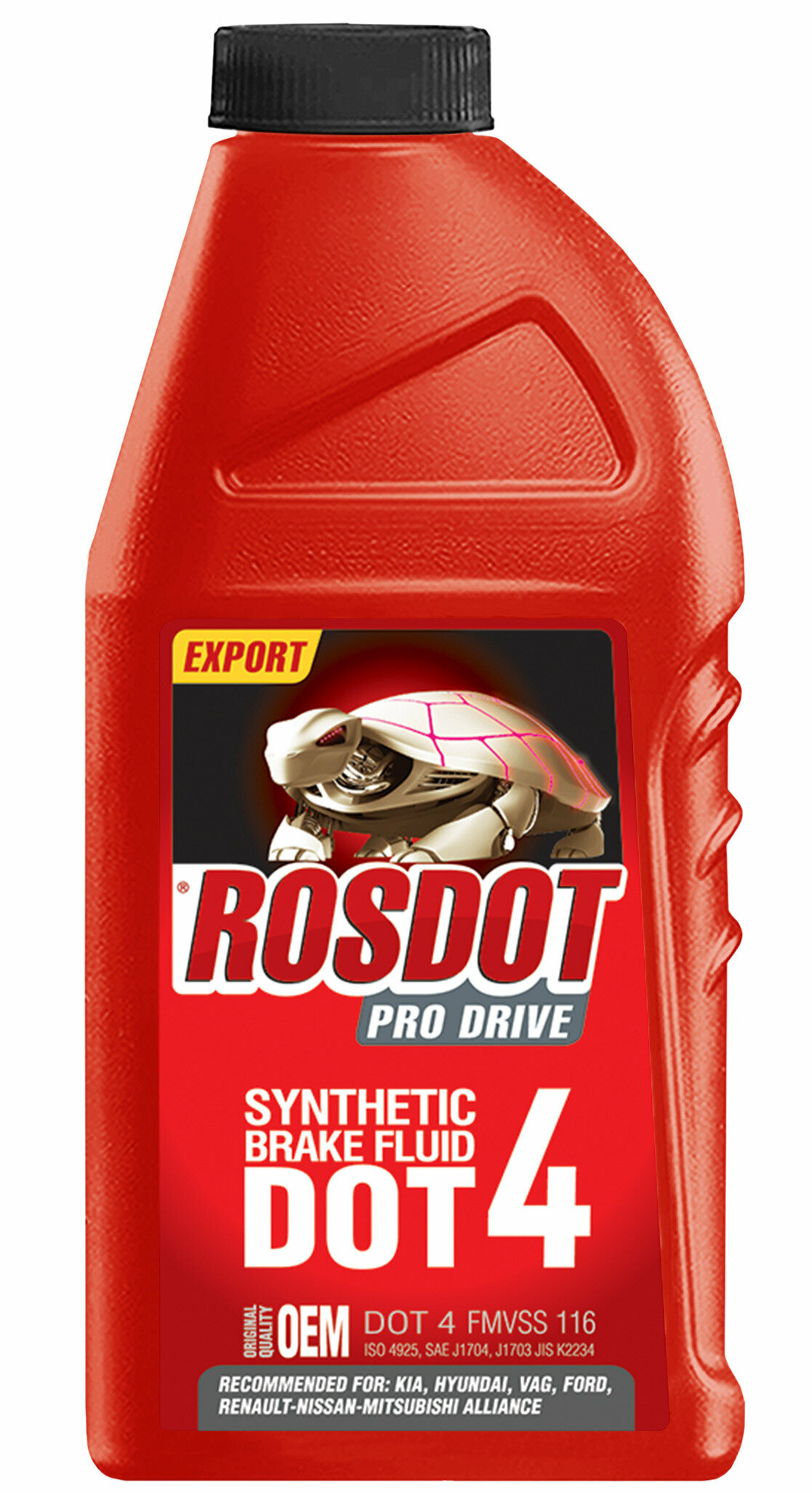 Тормозная жидкость ROSDOT PRO DRIVE DOT 4, 455 г