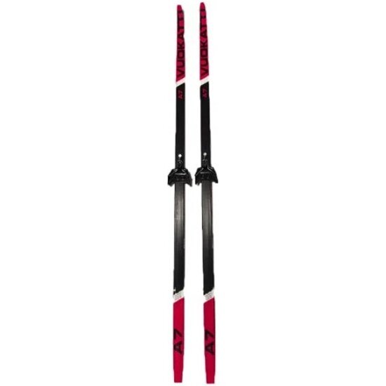 Лыжный комплект VUOKATTI без палок 75мм Wax, Black/Red, 180 см