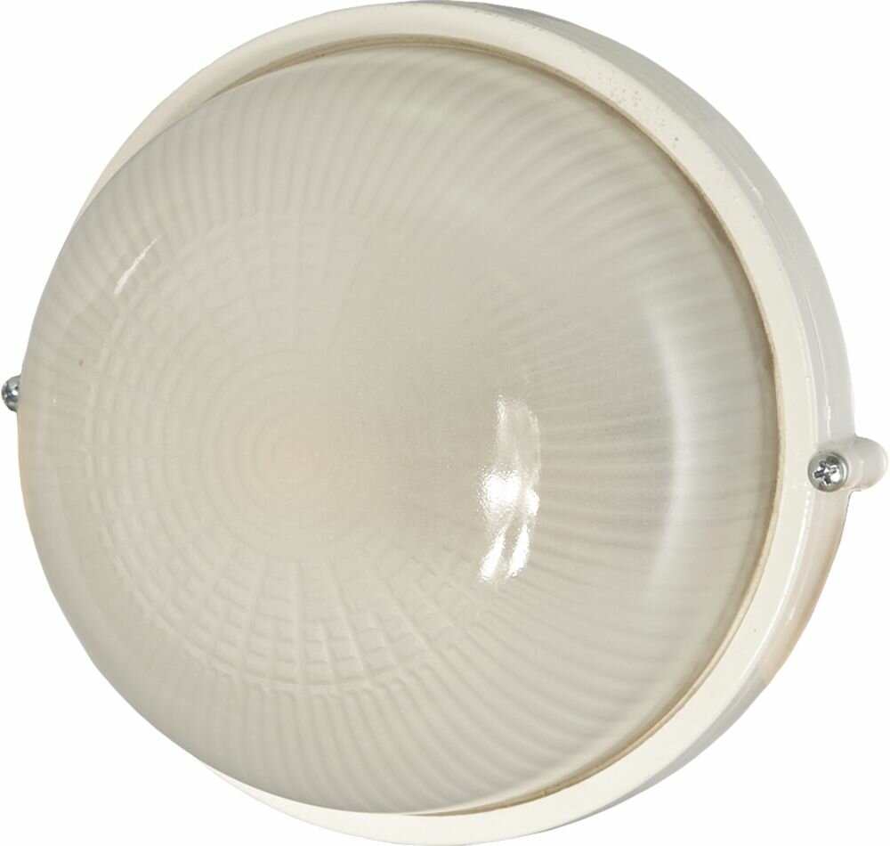 Светильник круглый TDM Electric НПБ 1301 1xE27x60 Вт, цвет белый, IP54 - фотография № 2
