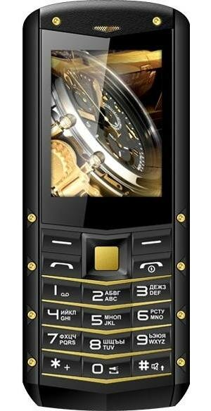 Мобильный телефон Texet TM-520R черный жёлтый