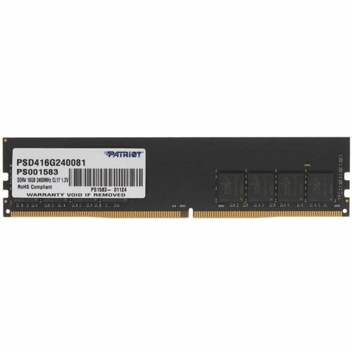Оперативная память Patriot DDR4 16GB 2400Mhz PSD416G240081