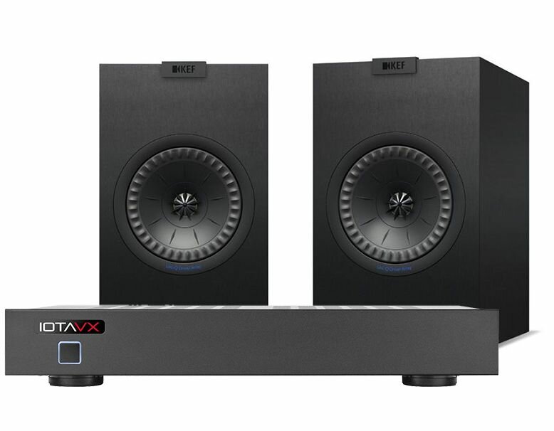 C полочной акустикой IOTAVX PA3 + KEF Q150 Satin Black