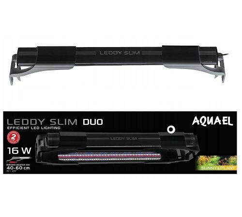 Aquael Светильник светодиодный Aquael LEDDY SLIM DUO SUNNY & PLANT, 16 Вт, черный
