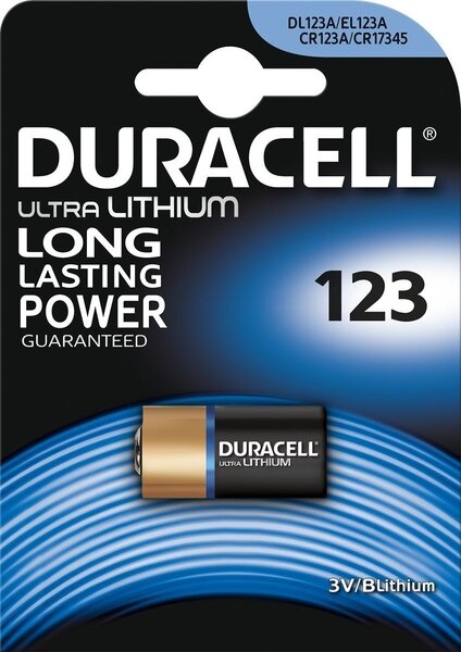 батарейка Duracell Cr123a Ultra BL1 (1 штука) .