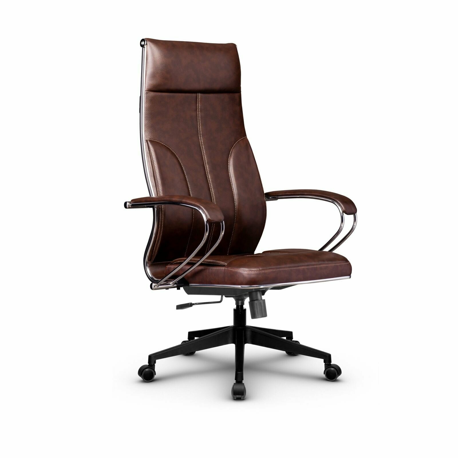 Компьютерное офисное кресло Metta L 1m 46/К, Топган, осн. 17832, Темно-коричневое - фотография № 1