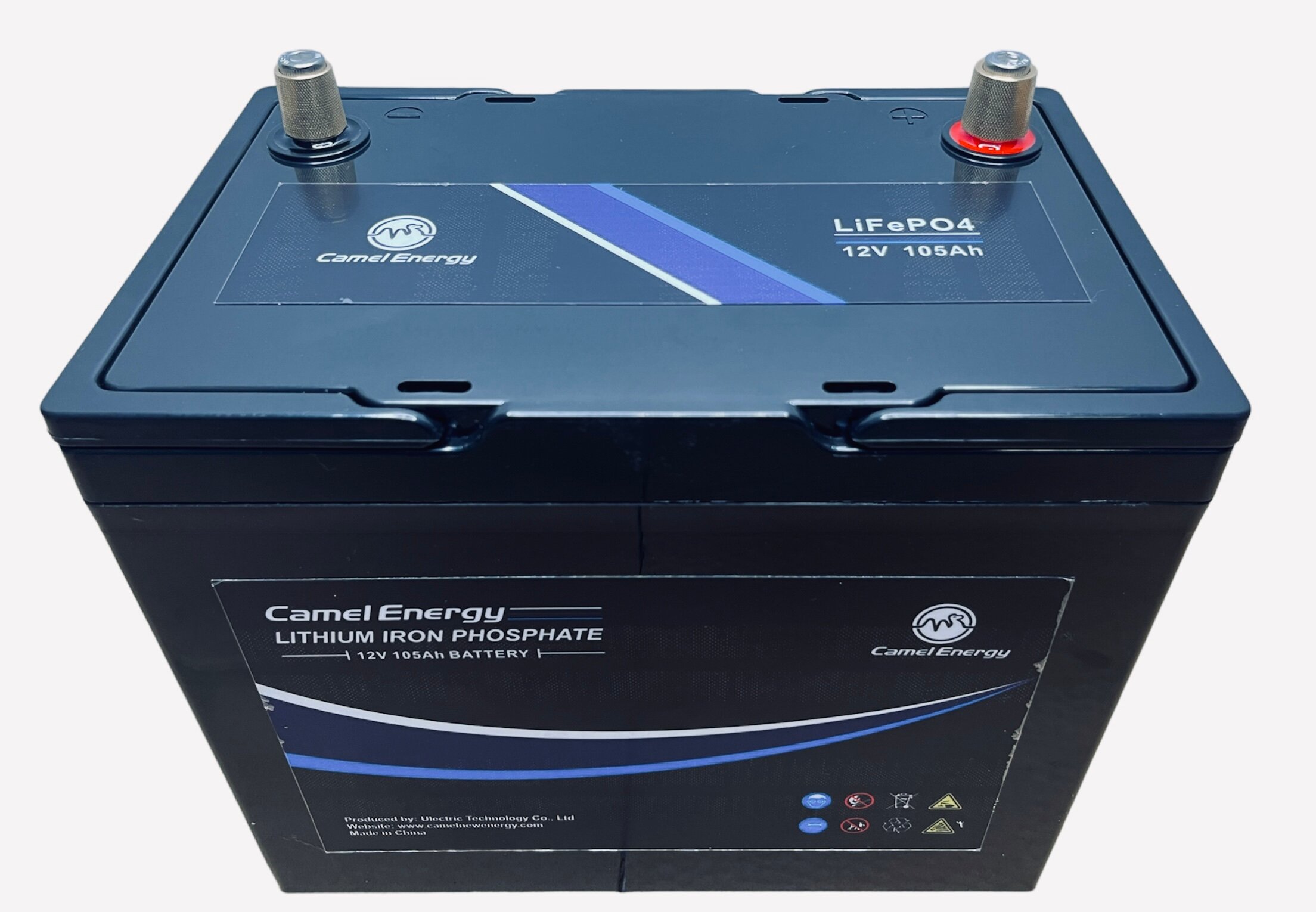 Тяговый LiFePo4 (литий-железно-фосфатный) аккумулятор CAMEL Energy UT-1344B 12В 105Ач