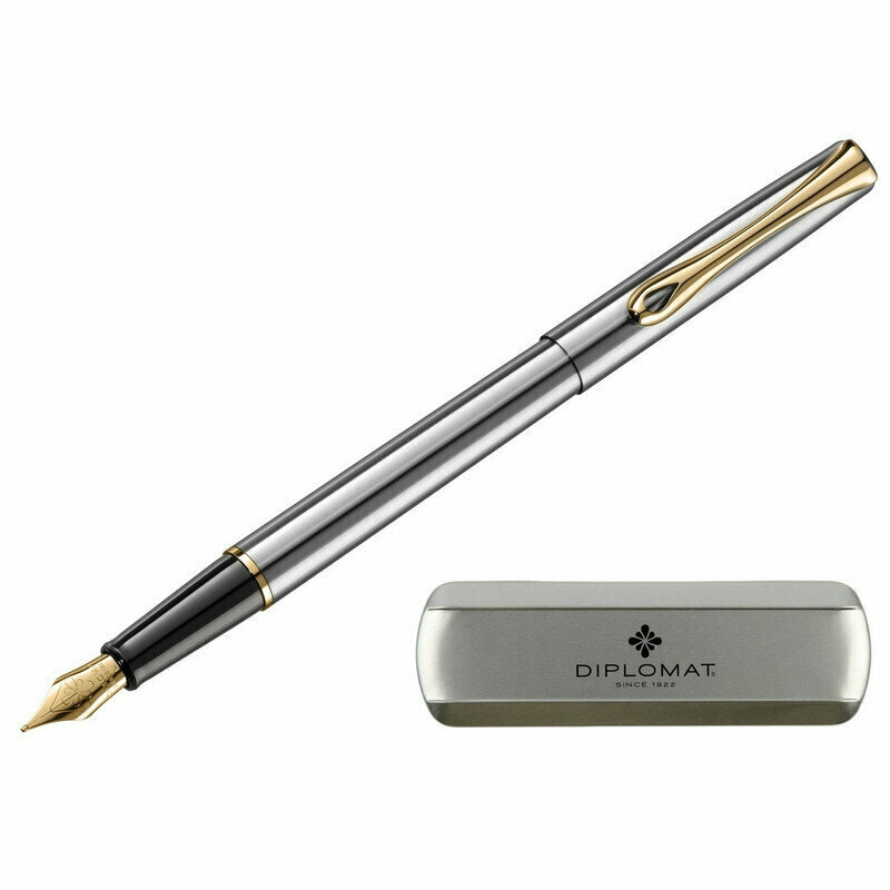   Diplomat Traveller stainless steel gold F       (  D10057453), 1006793