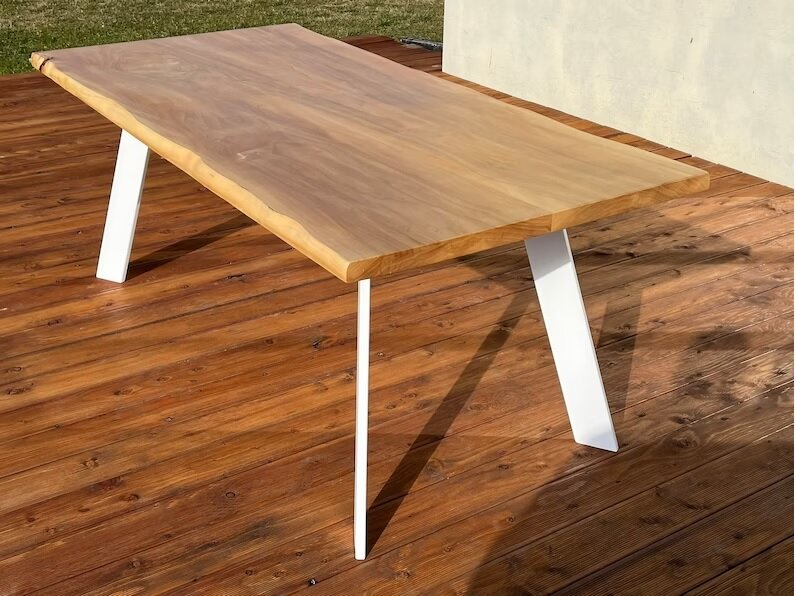 Обеденный прямоугольный универсальный стол в стиле Лофт Модель 36 - фотография № 3
