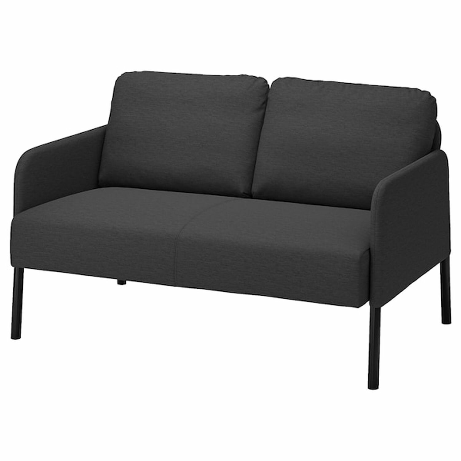 GLOSTAD 2-местный диван, Книса темно-серый IKEA - фотография № 2