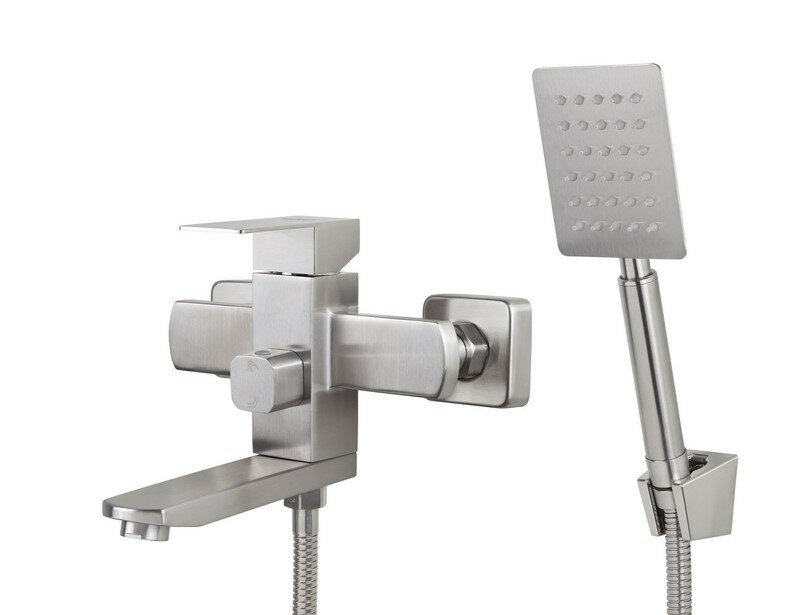 Смеситель для ванны VIKO V-7732 к/н Ф35, латунь Silver