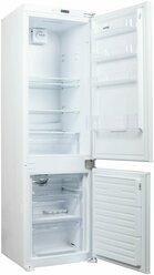 Встраиваемый холодильник VESTEL VBI2761 белый 177 см, NF