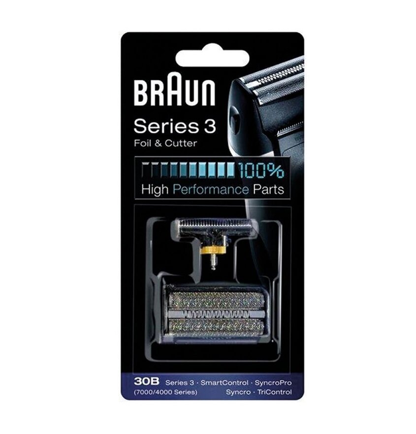 Сетка и режущий блок Braun 30B для электробритв Series 3 - фотография № 1