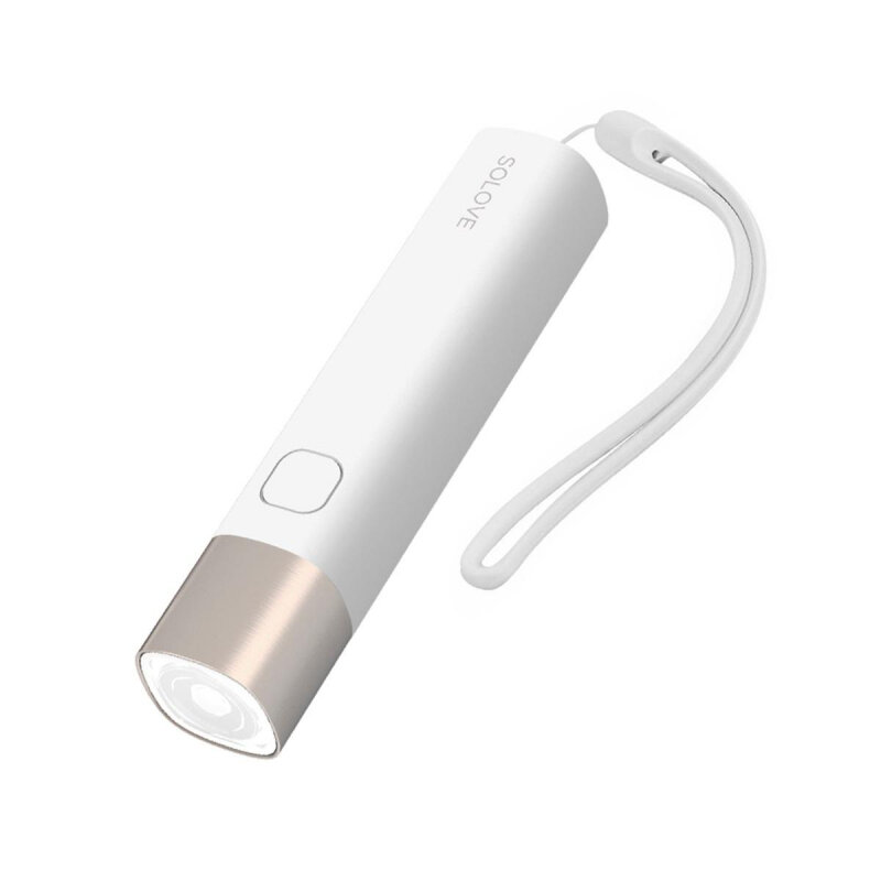 Внешний аккумулятор Xiaomi Solove X3 Portable Flashlight Power, белый