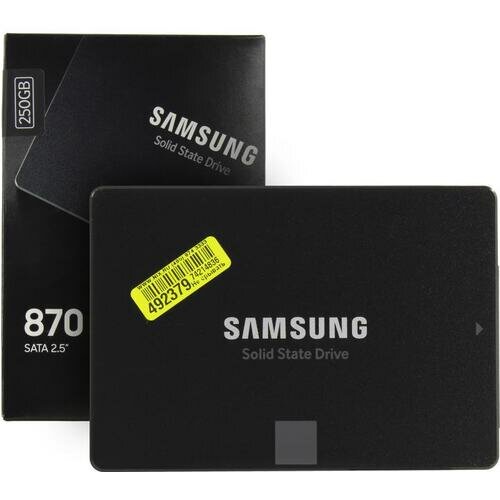 Твердотельный накопитель Samsung 870 EVO 250 ГБ SATA MZ-77E250BW