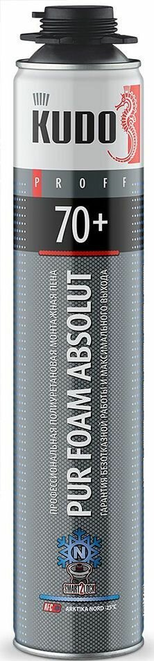 Монтажная пена KUDO ABSOLUT PROFF 70+ ARKTIKA NORD 1000 мл зимняя