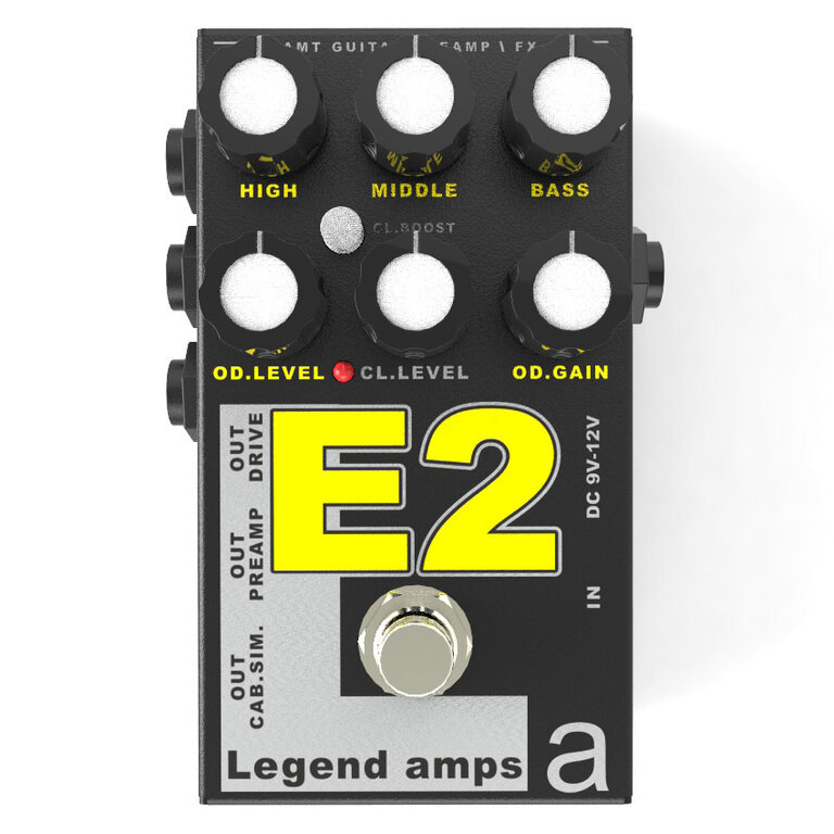 Двухканальный гитарный предусилитель AMT Electronics E-2 (Engl) Legend Amps 2