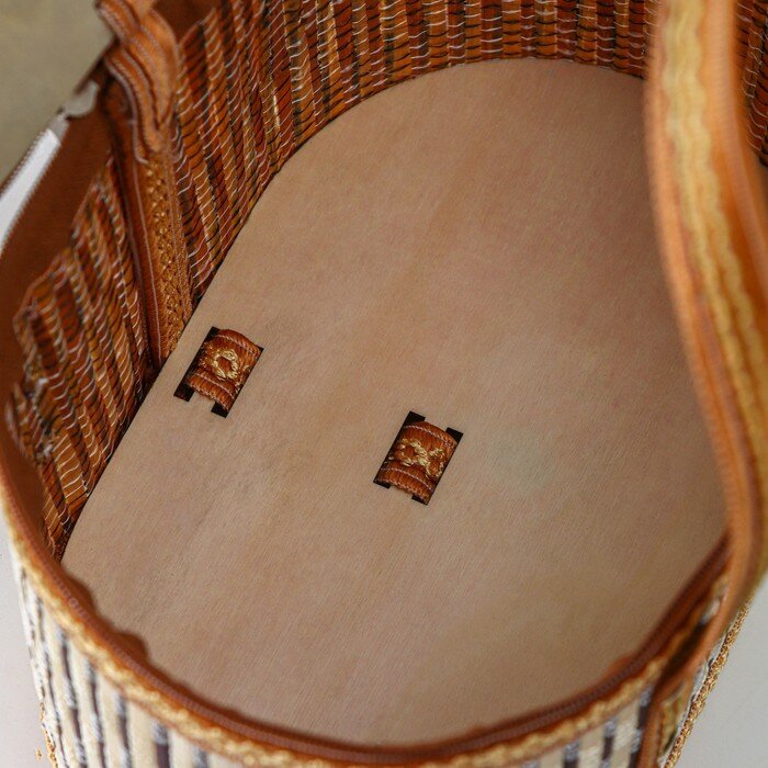 Корзина для хранения Доляна Nature, 23×14×14, бамбук - фотография № 5