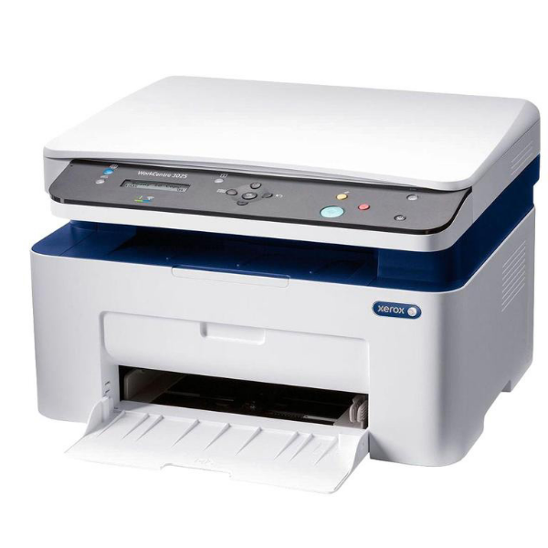 МФУ Xerox WorkCentre 3025BI (3025V_BI), принтер, сканер, копир, ч/б светодиодная печать, до 20 стр/мин, макс. формат печати A4 (210 x 297 мм)