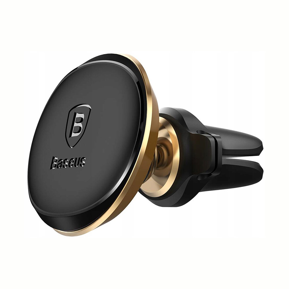 Автодержатель магнитный Baseus Magnetic Air Vent Car Mount Holder (Gold) SUGX-A0V