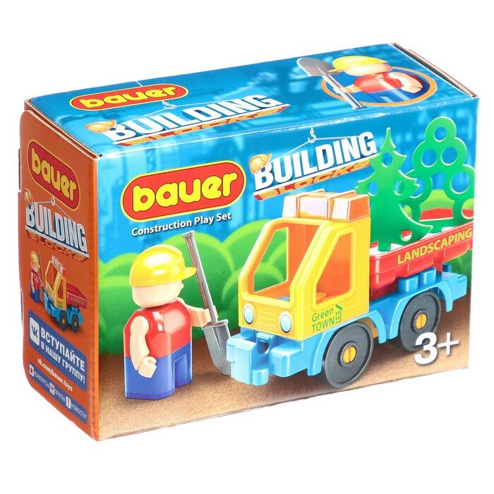 Bauer Конструктор «Стройка», набор с грузовиком