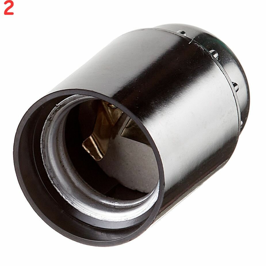 фото Патрон для лампы E27 карболитовый IP20 (YK743) (2 шт.)