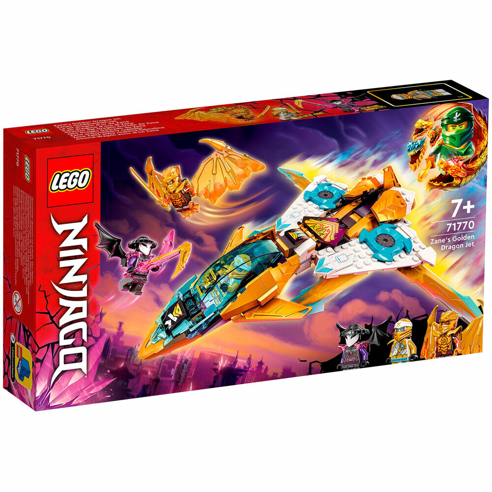 LEGO Ninjago "Реактивный самолёт Зейна «Золотой дракон»" 71770