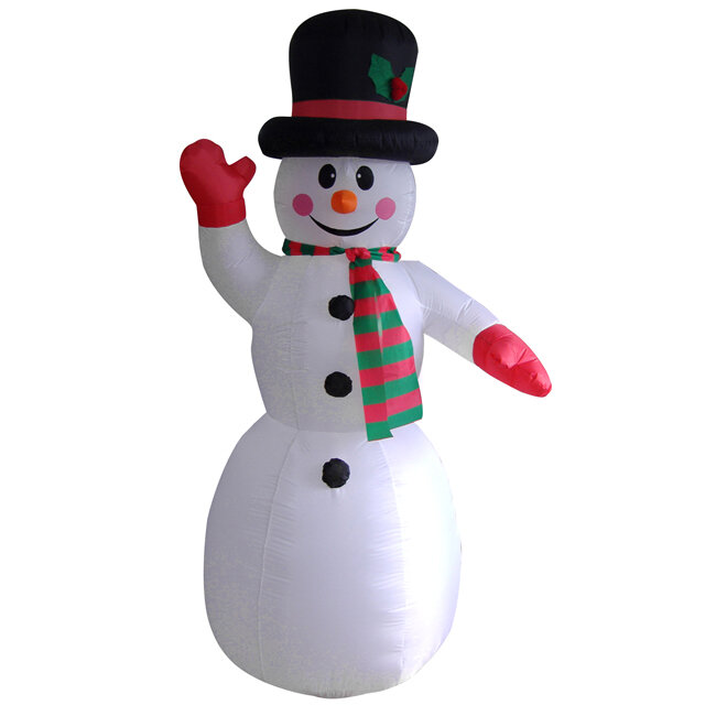 Peha Надувная фигура Развеселый Снеговик 240 см с подсветкой IF-10250