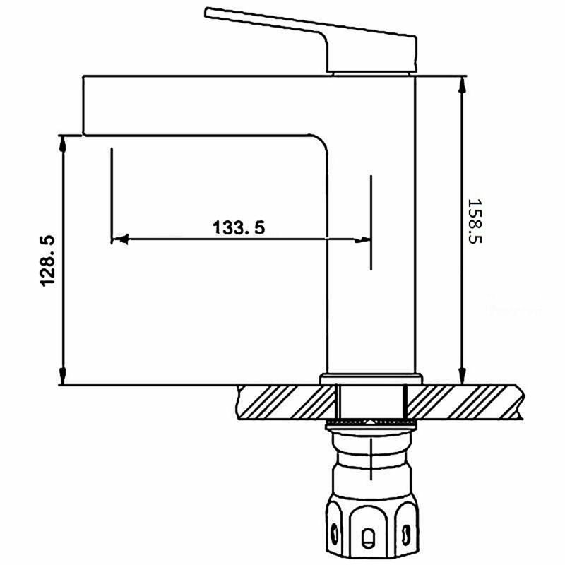 Смеситель для раковины Gappo G1099-30 - фотография № 2