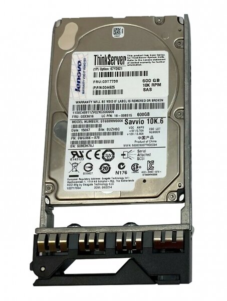 Жесткий диск Lenovo 67Y2621 600Gb 10000 SAS 2,5" HDD