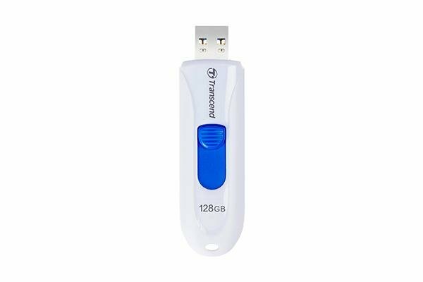 Флеш диск Transcend Jetflash 790 128GB USB 3.0 белый