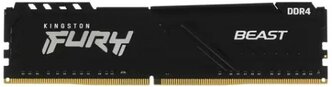 Модуль памяти DIMM 16Gb DDR4 PC25600 3200MHz Kingston Fury Beast Black (KF432C16BB/16)