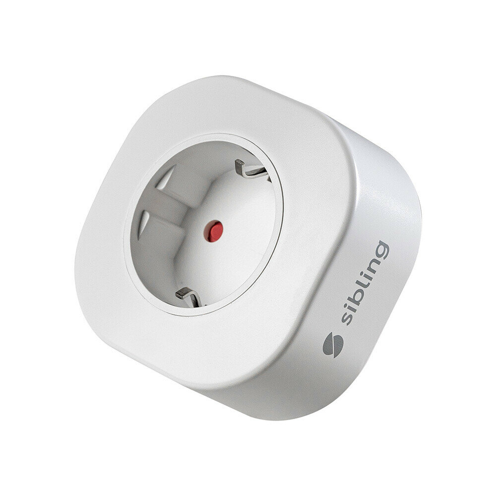 фото Умная розетка Sibling Smart Home (00-00003076) белая с заземлением