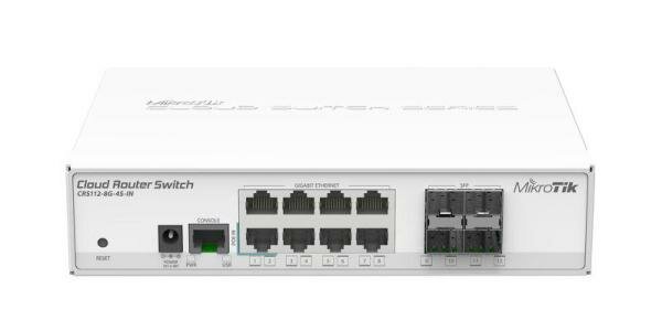 Коммутатор MikroTik Cloud Router Switch CRS112-8G-4S-IN