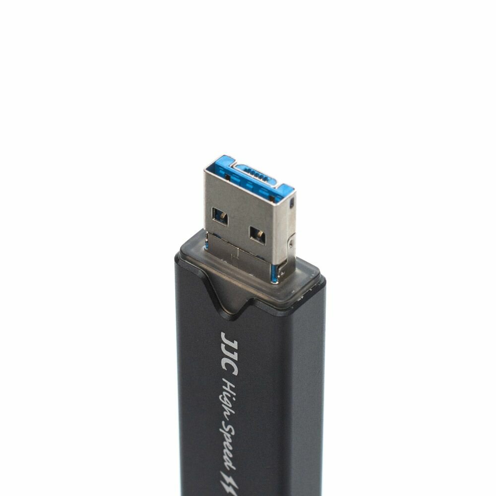 Кардридер JJC CR-UTC3 USB30 OTG USB-A Micro USB USB Type-C - SD MicroSD