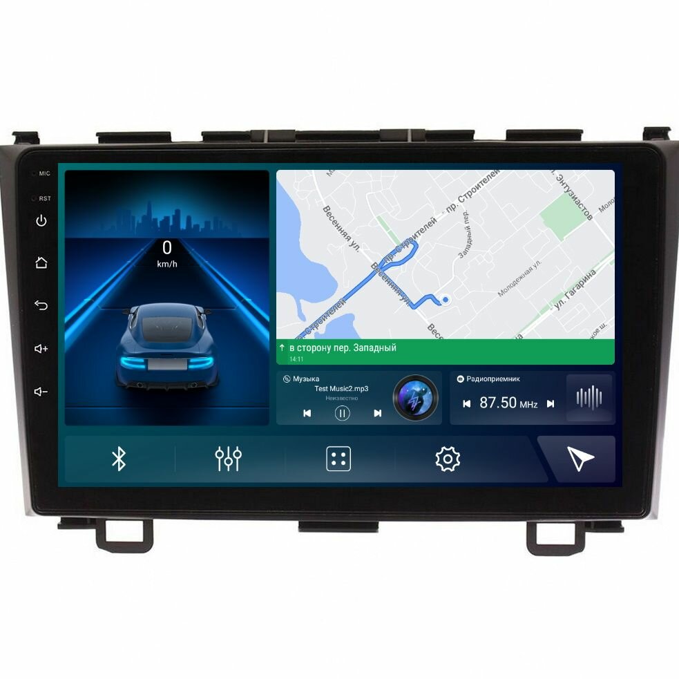 Магнитола CRS-300 Honda CR-V 3 2007-2012 - Android 13 - Процессор 8 ядер - Память 4+64Gb - Carplay - DSP 36 полос - 4G(Sim)