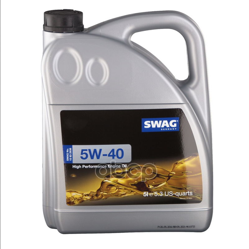 Swag Swag^15932938 Масло Моторное Sae 5w-40 (5,0 L) Синтетическое (Oil)