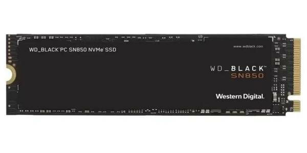 Твердотельный накопитель SSD M.2 500 Gb Western Digital SN850 Read 7000Mb/s Write 4100Mb/s 3D NAND TLC