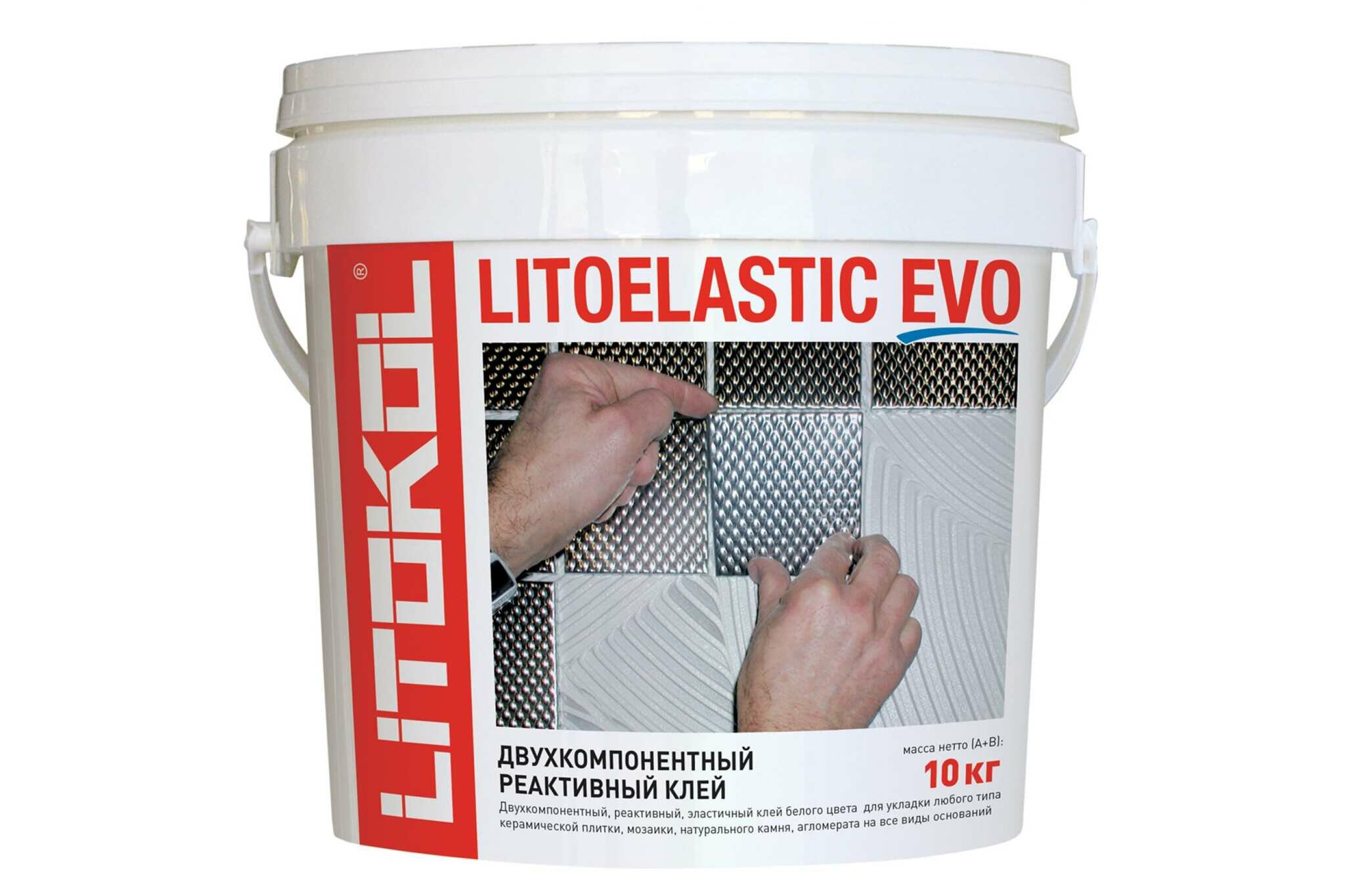 Двухкомпонентный клей LITOELASTIC EVO LITOKOL, 10kg bucket 484140003 - фотография № 1