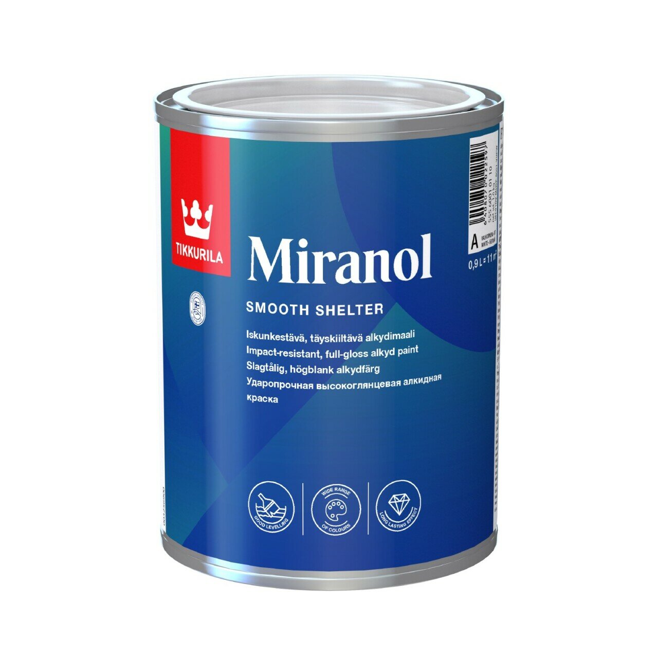 Tikkurila Miranol эмаль алкидная 0,9л/база С