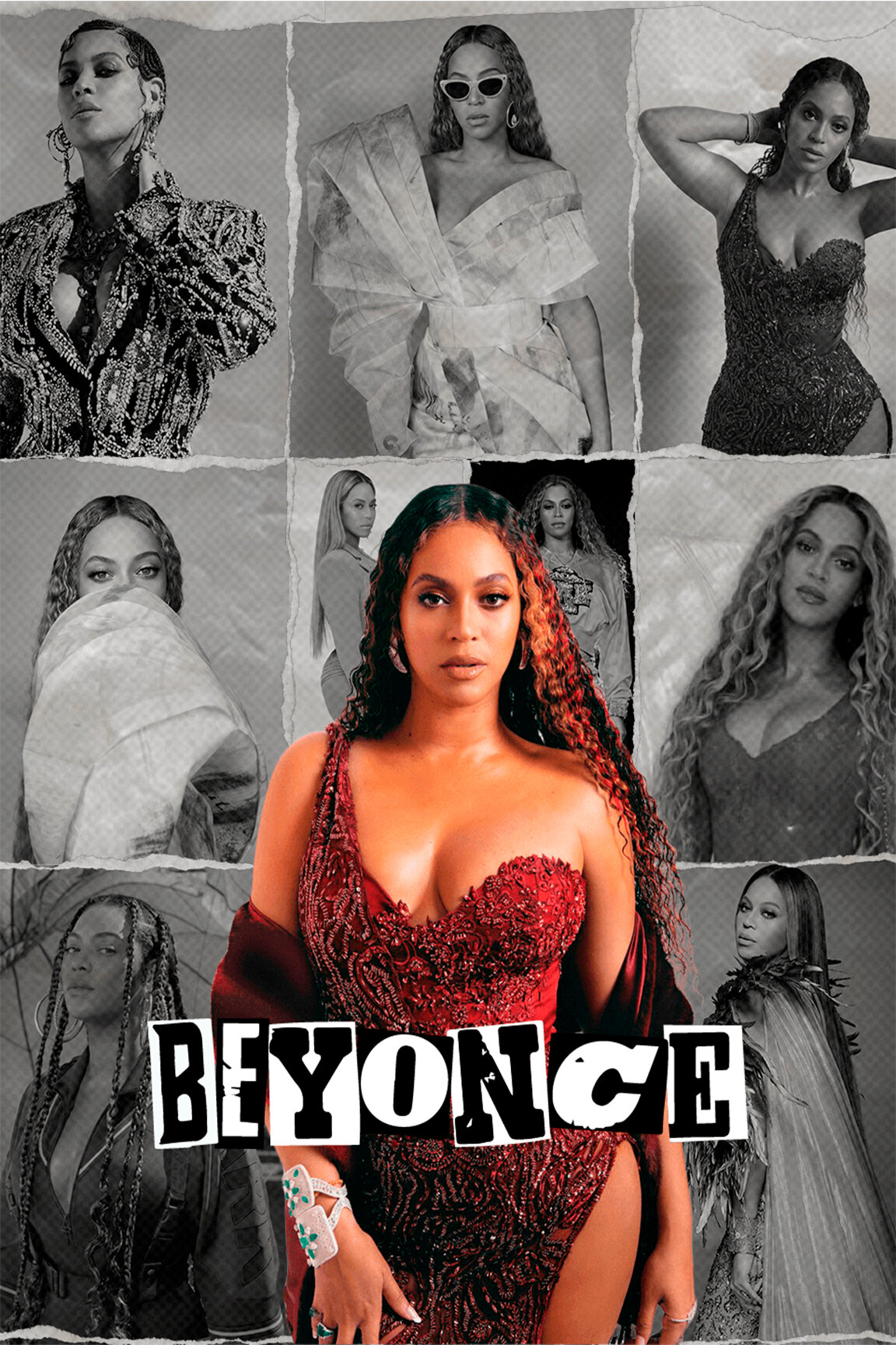 Beyonce. Коллаж