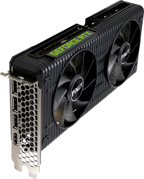 Видеокарта NVIDIA GeForce RTX 3050 Palit Dual OC 8Gb (NE63050T19P1-190AD)