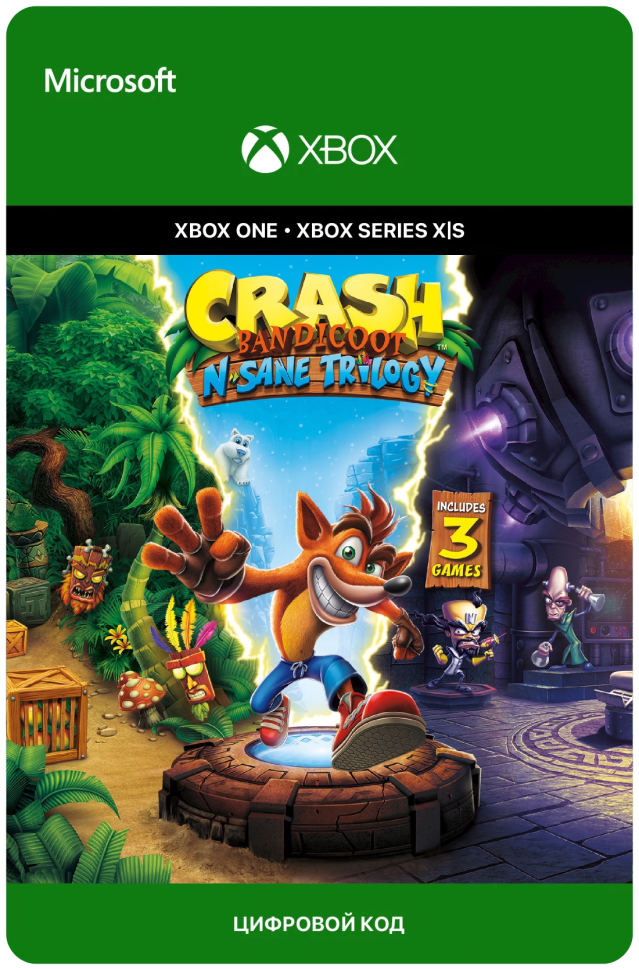 Игра Crash Bandicoot™ N. Sane Trilogy для Xbox One/Series X|S (Аргентина) электронный ключ