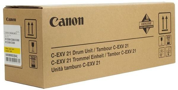 Фотобарабан Canon C-EXV21Y для IRC2880/3380. Жёлтый. 53000 страниц.