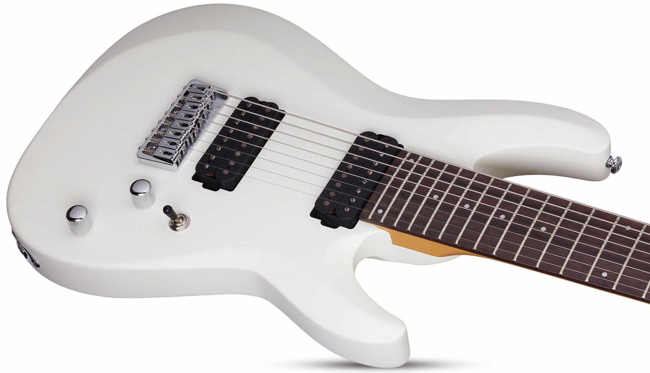 Schecter C-8 Deluxe SWHT Гитара электрическая восьмиструнная, крепление грифа: на болтах — фото 6